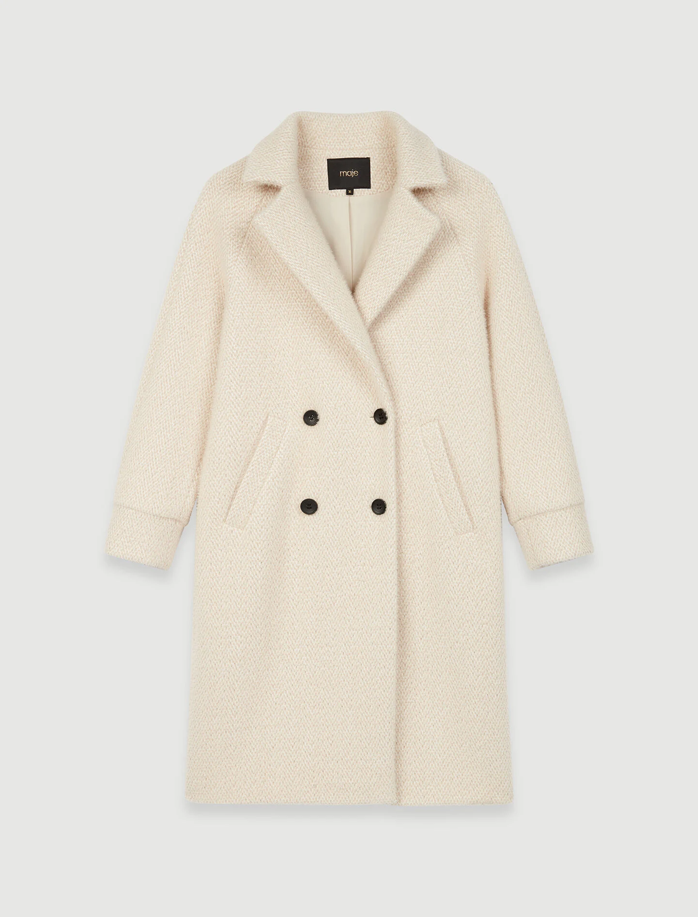 Manteau droit mi-long