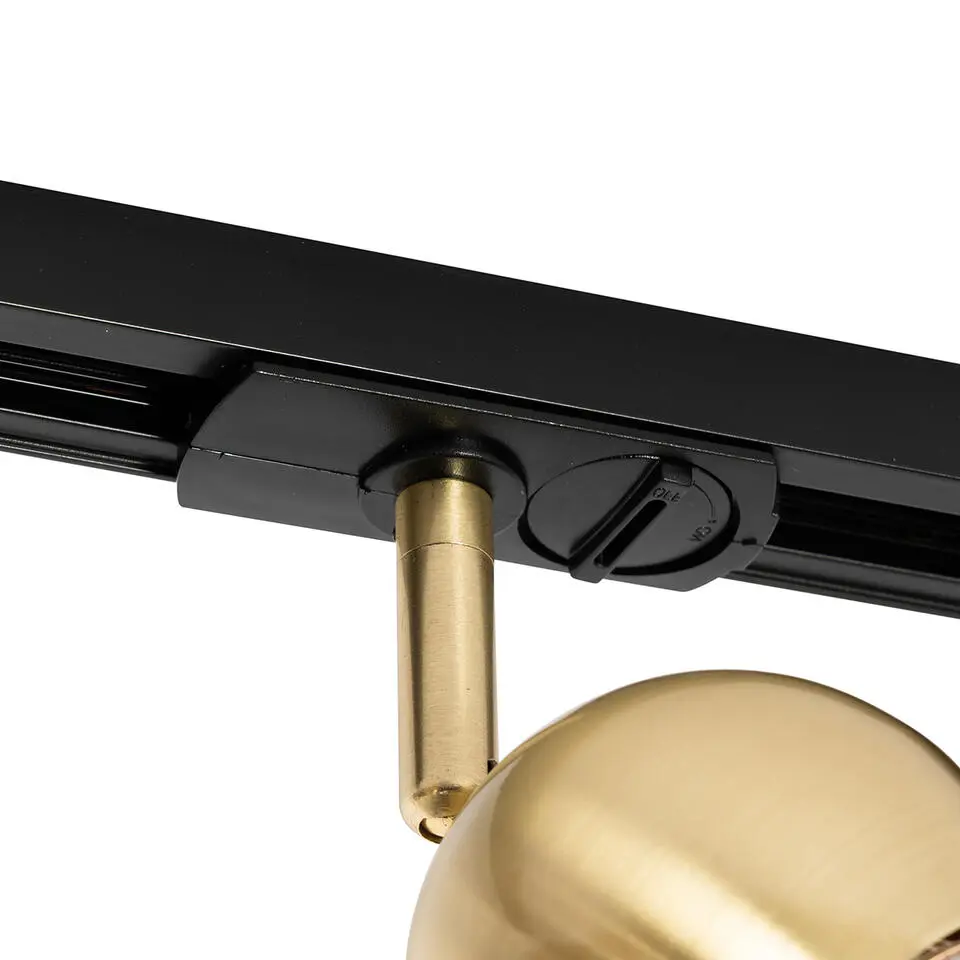 Qazqa railspot iconic gissi goudkleurig gu10