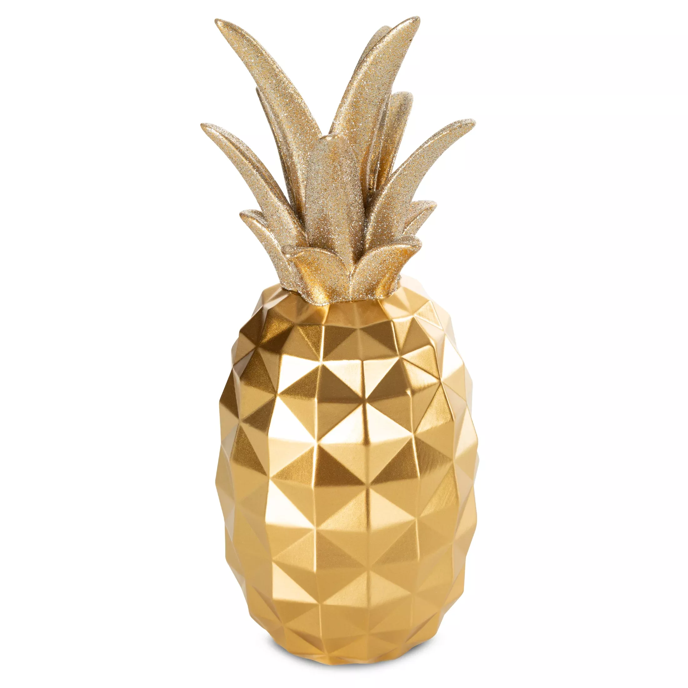 Figurka złota ananas średnica10x25 cm ESTEL