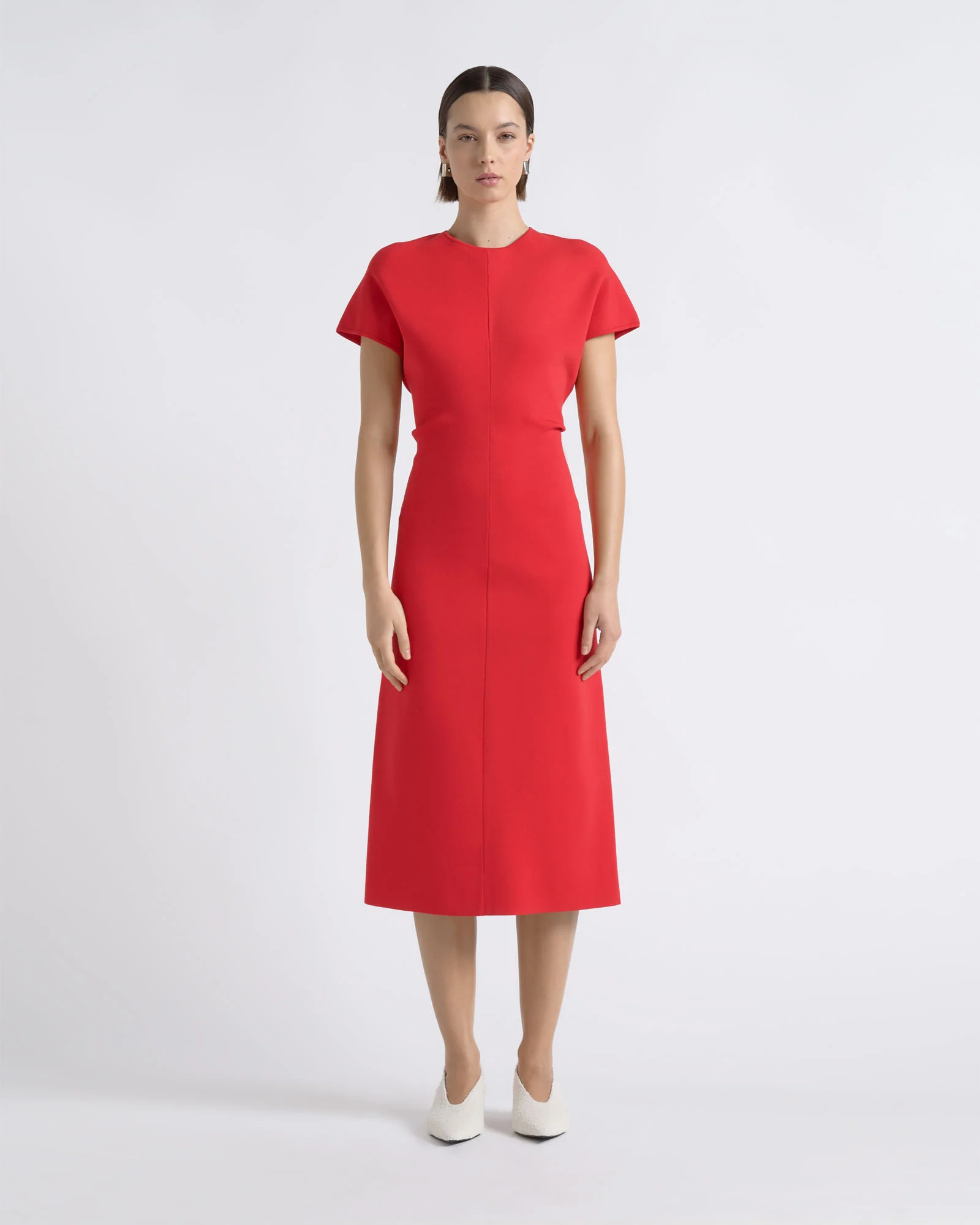 Drop Shoulder Milano Dress