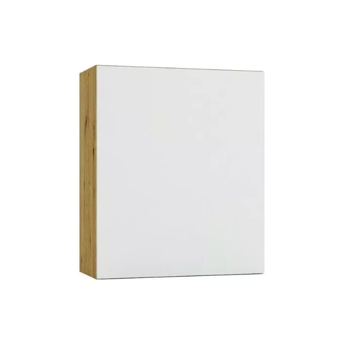 Szafka kuchenna wisząca ISABEL W60 P/L szary mat/dąb artisan