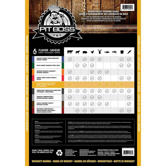 Sac Pellets Whisky 9 Kgs - Pit Boss