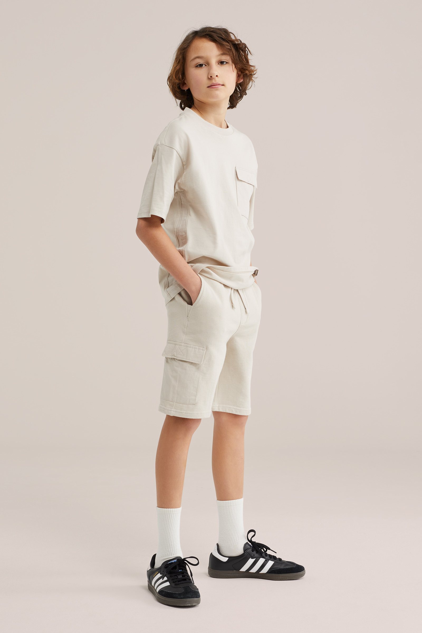 Jongens regular fit cargo short