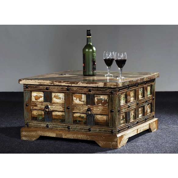 Couchtisch »KALANKA«, BxLxH: 70 x 70 x 40 cm, Mangoholz/Akazienholz