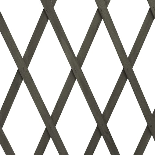 NNEVL Garden Trellis Fence Grey 180x100 cm Solid Firwood