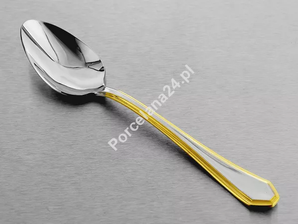 Komplet sztućców 24 cz. na 6 osób Hisar - Riva Gold (4.0/3.0 mm) złocone