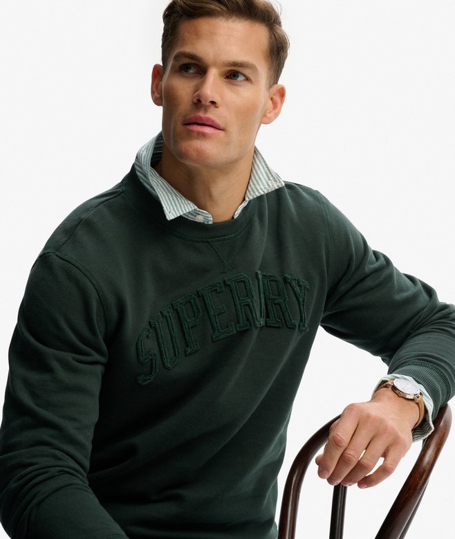 Vintage Athletic Tonal Crew Sweatshirt