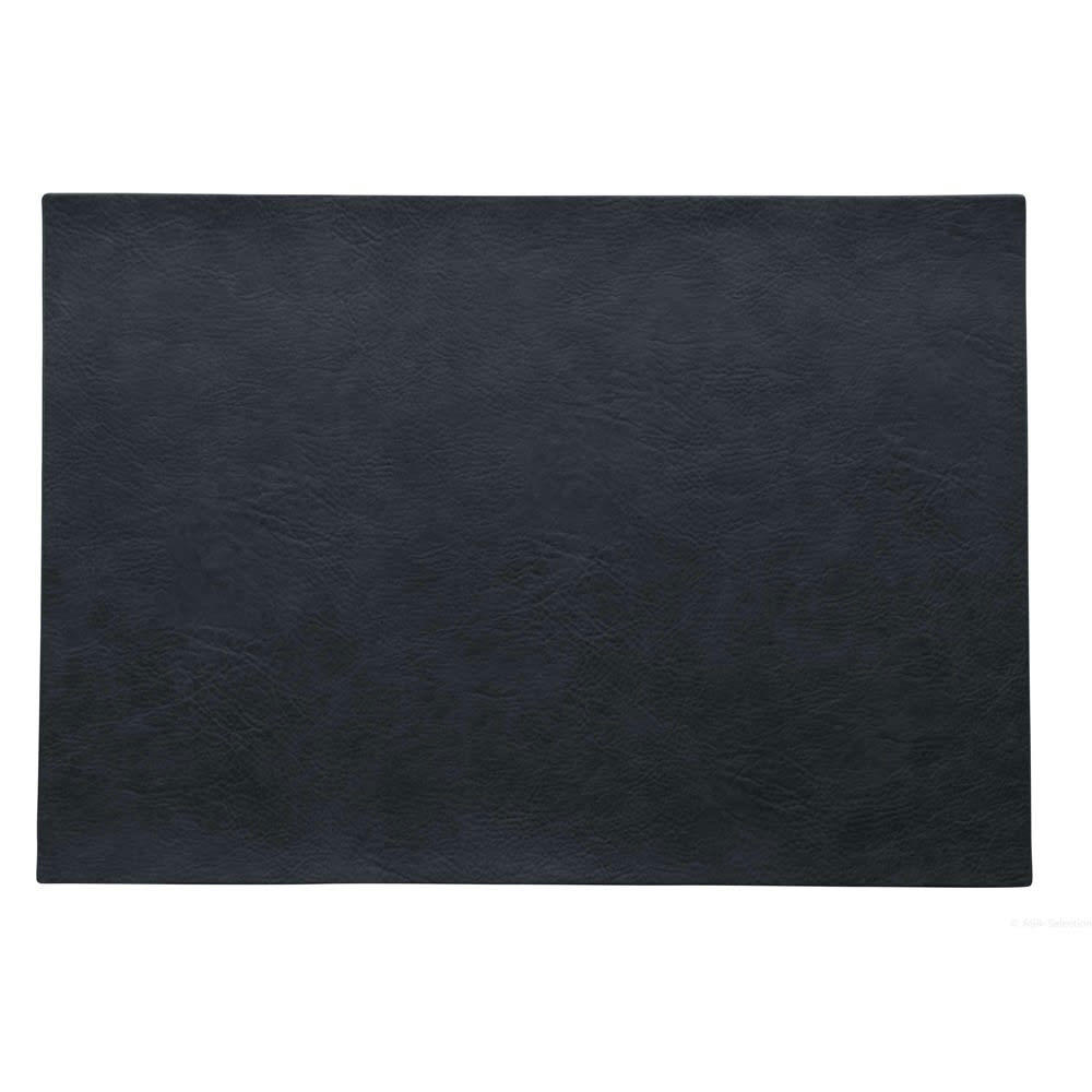 - Set de table cuir vegan plastique bleu nuit