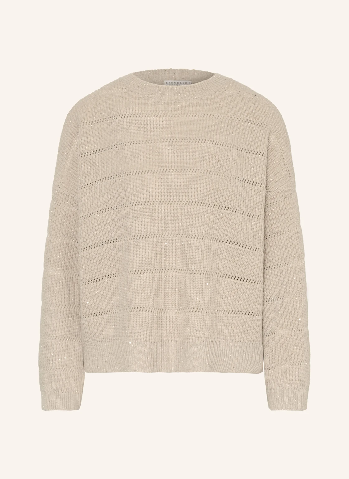 BRUNELLO CUCINELLI Pullover mit Cashmere und Glitzergarn