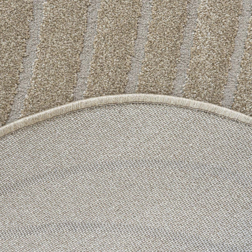 ELLIOTT II - Tapis contemporain de forme organique beige 160x230 cm