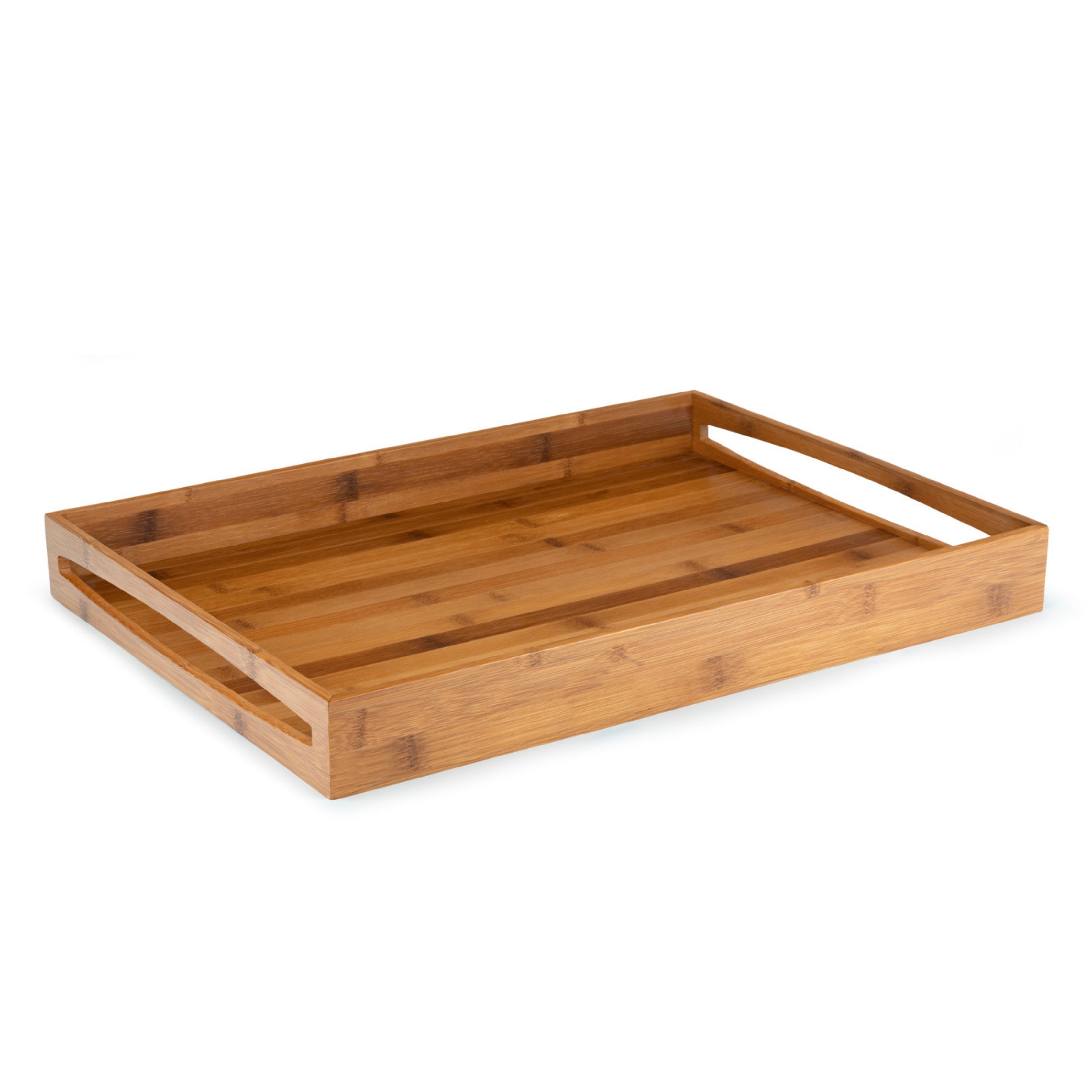 Leopold Vienna - Dienblad L 55x40x6cm donker bamboe