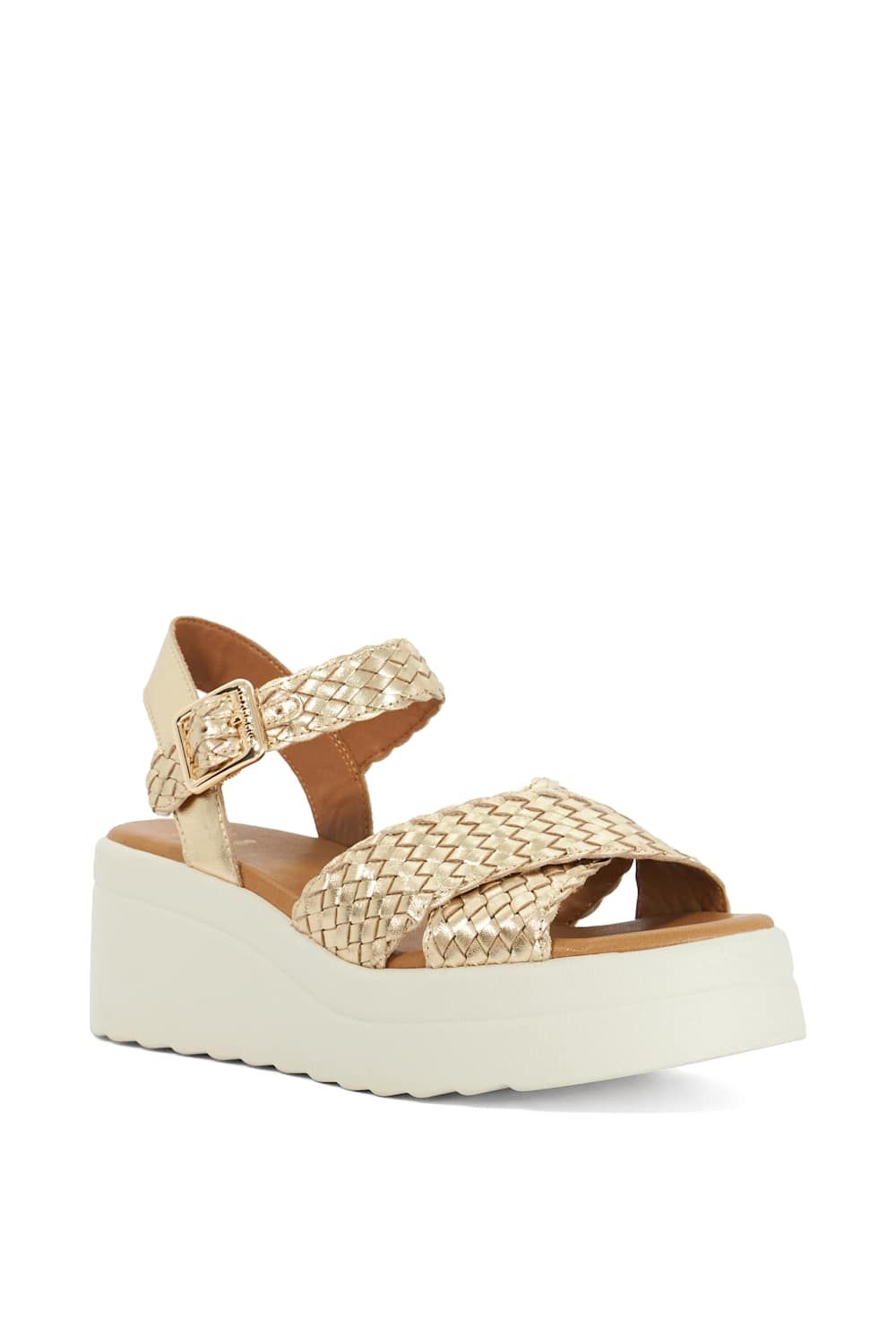 Dune London Kinleys' Leather Wedges