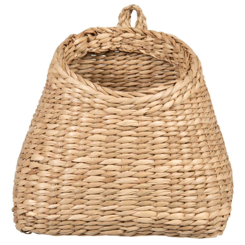 - Petit panier à suspendre en fibre végétale