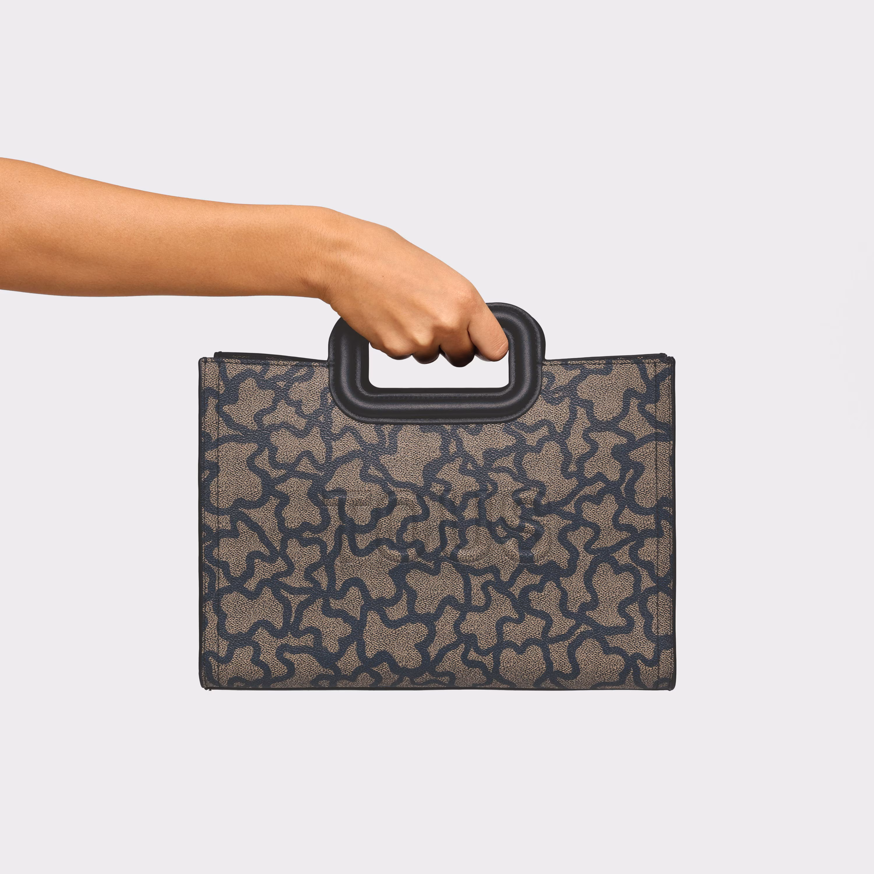 Shopper mediano Amaya negro Kaos Icon