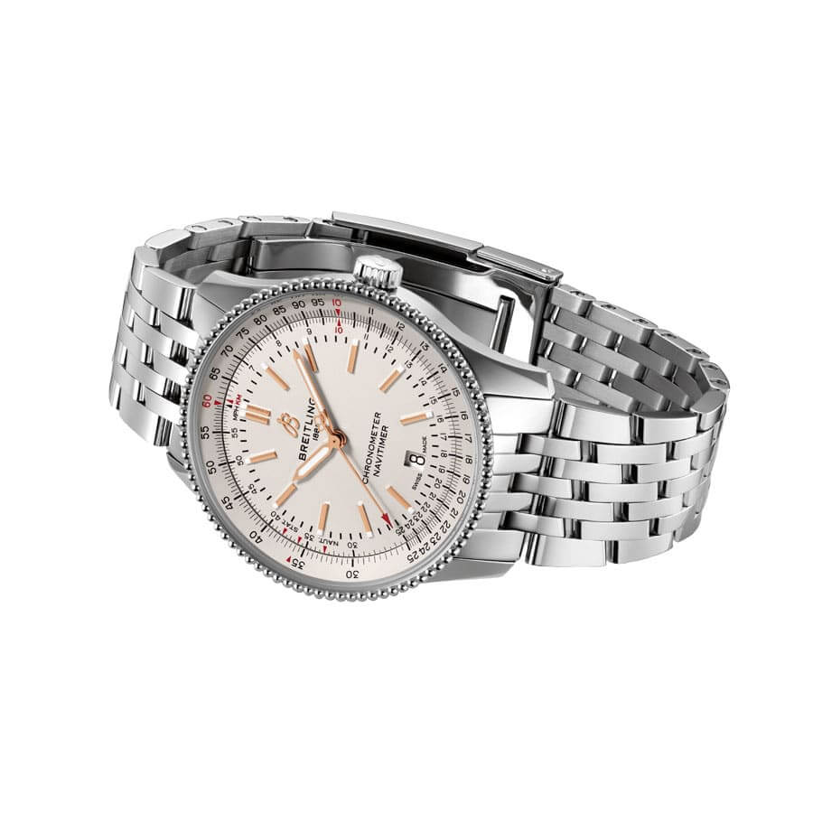 Breitling Navitimer Automatic GMT A17326211G1A1 “Blue Dial” Detailed Clone