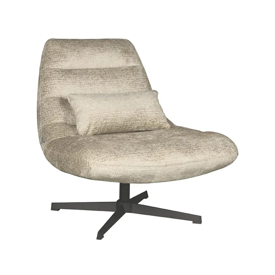 LABEL51 Fauteuil Nox - Beige - Elegance - 62 x 77cm