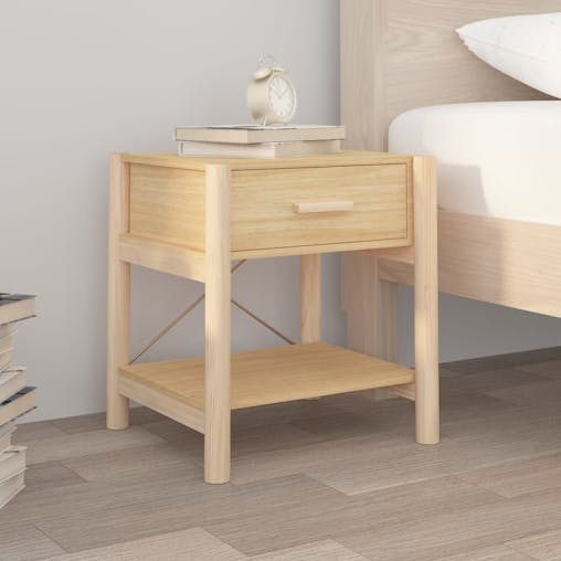 NNEVL Bedside Tables 2pcs 42x38x45 cm Engineered Wood