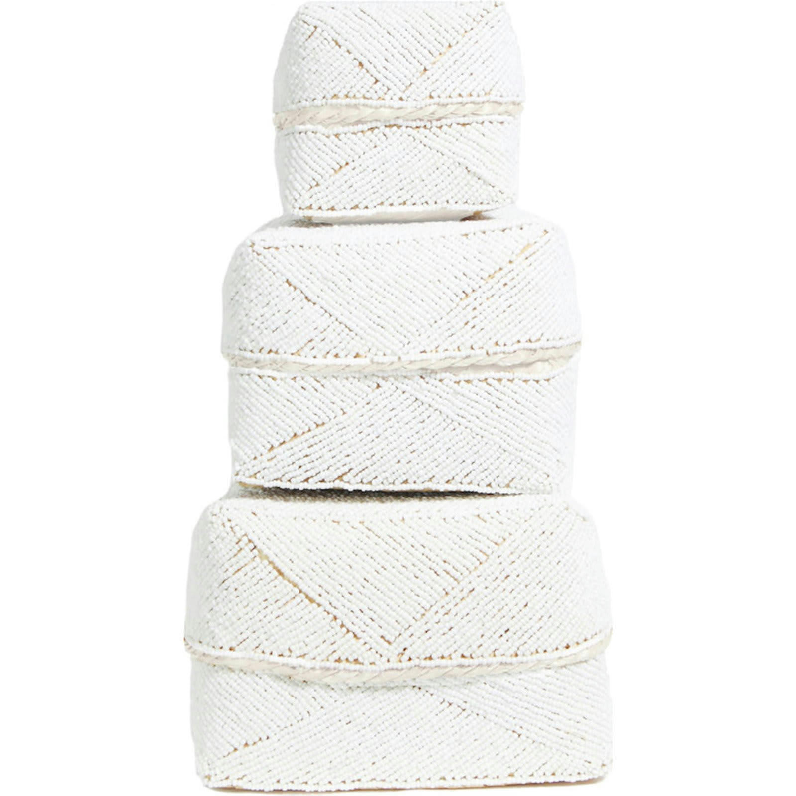 BALI BAZAR - Panier Bambou Blanc