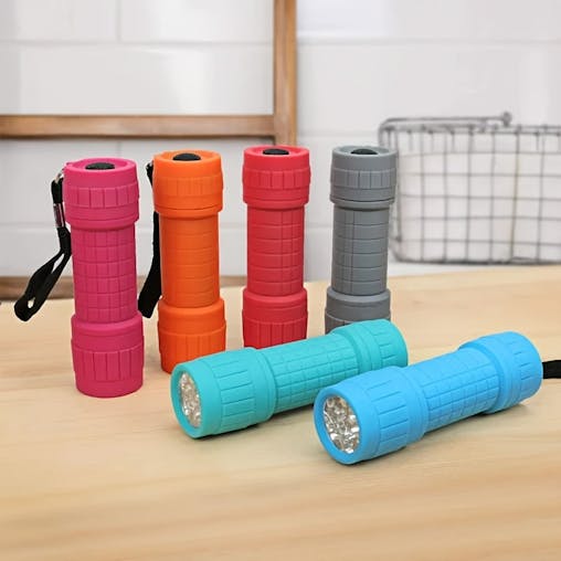 NNETM Mini LED Flashlights Set (6-Pack)