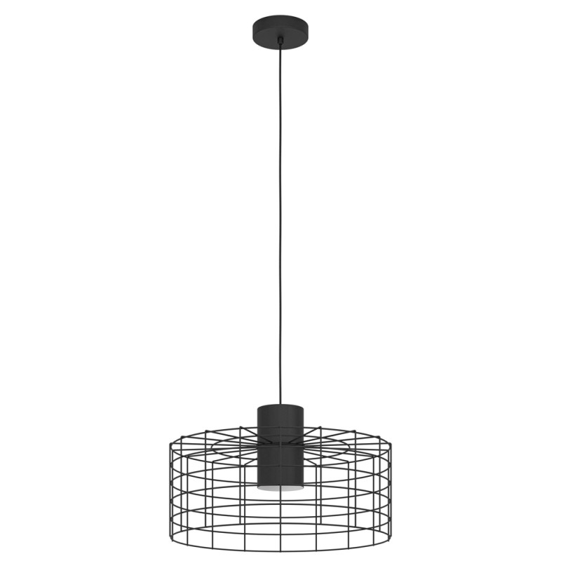Suspension Milligan noire Ø 48 cm E27 40 W EGLO
