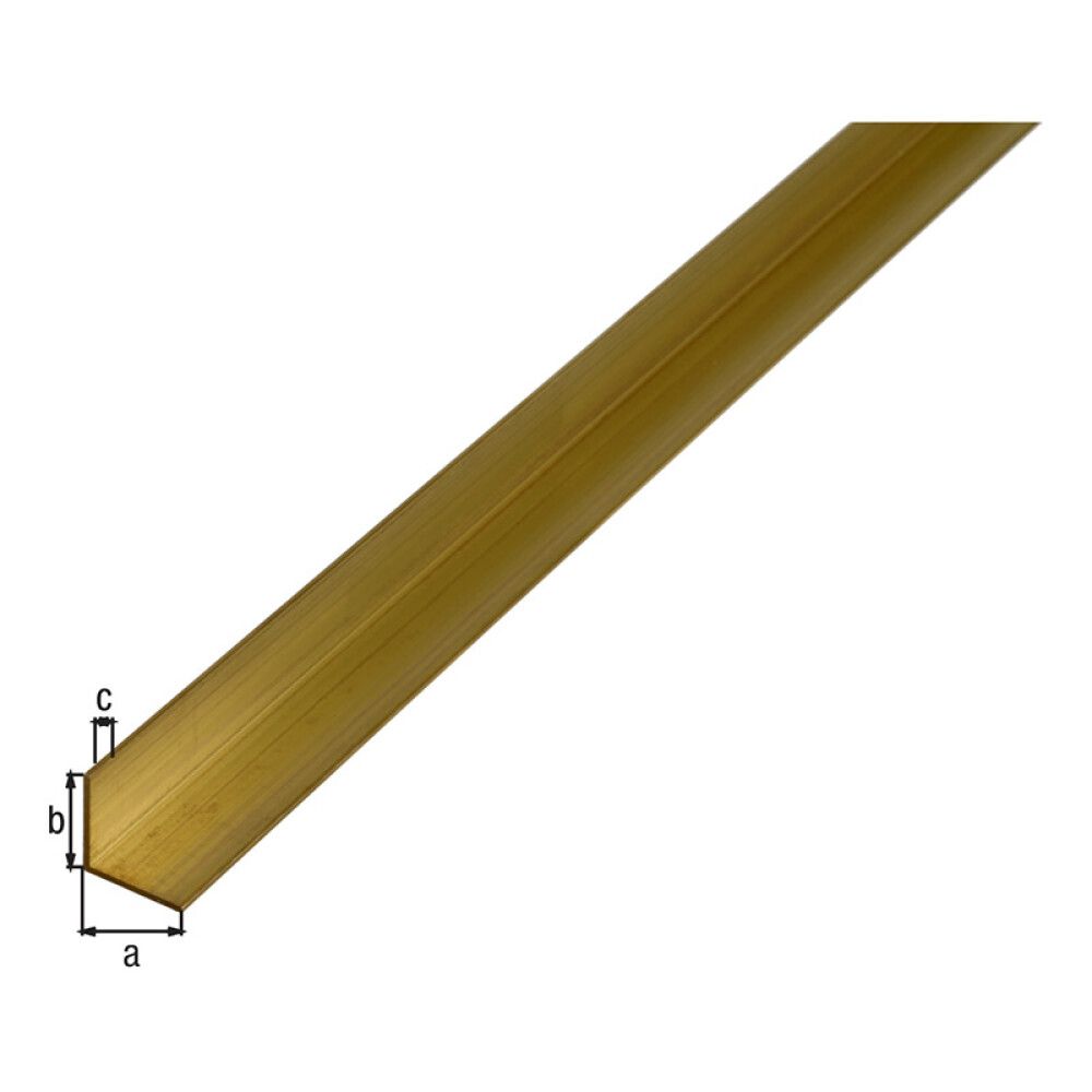 VINKELPROFIL GAH ALBERTS 6X6X0,8MM MESSING