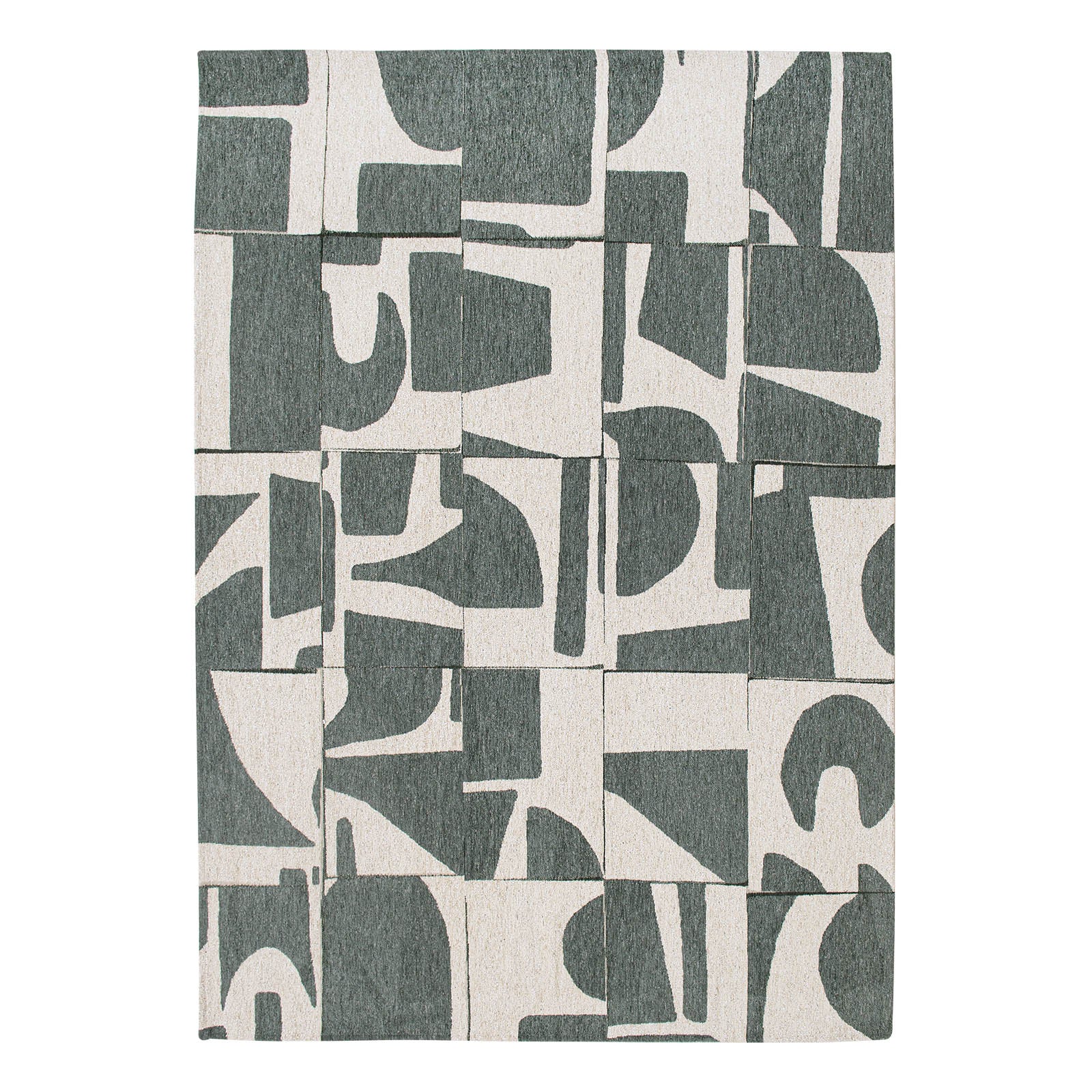 Ecorugs vloerkleed Sea Spray - groen - 80x150cm