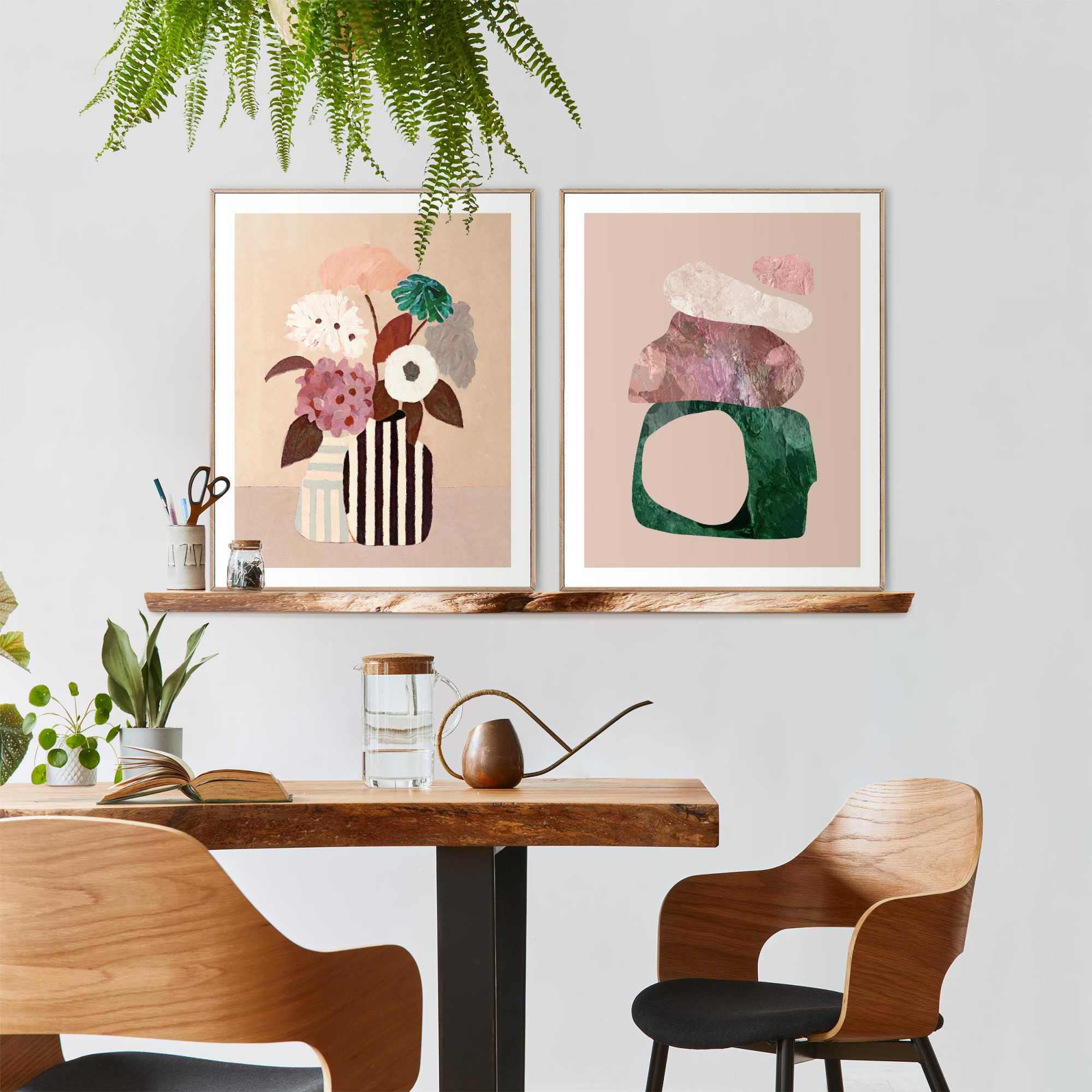 Reinders - Sophisticated - Schilderijen set 2x 50x40cm Hout