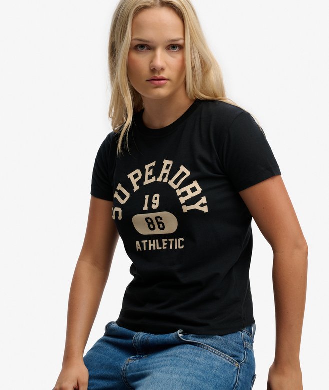 Athletic Graphic Fitted T-Shirt