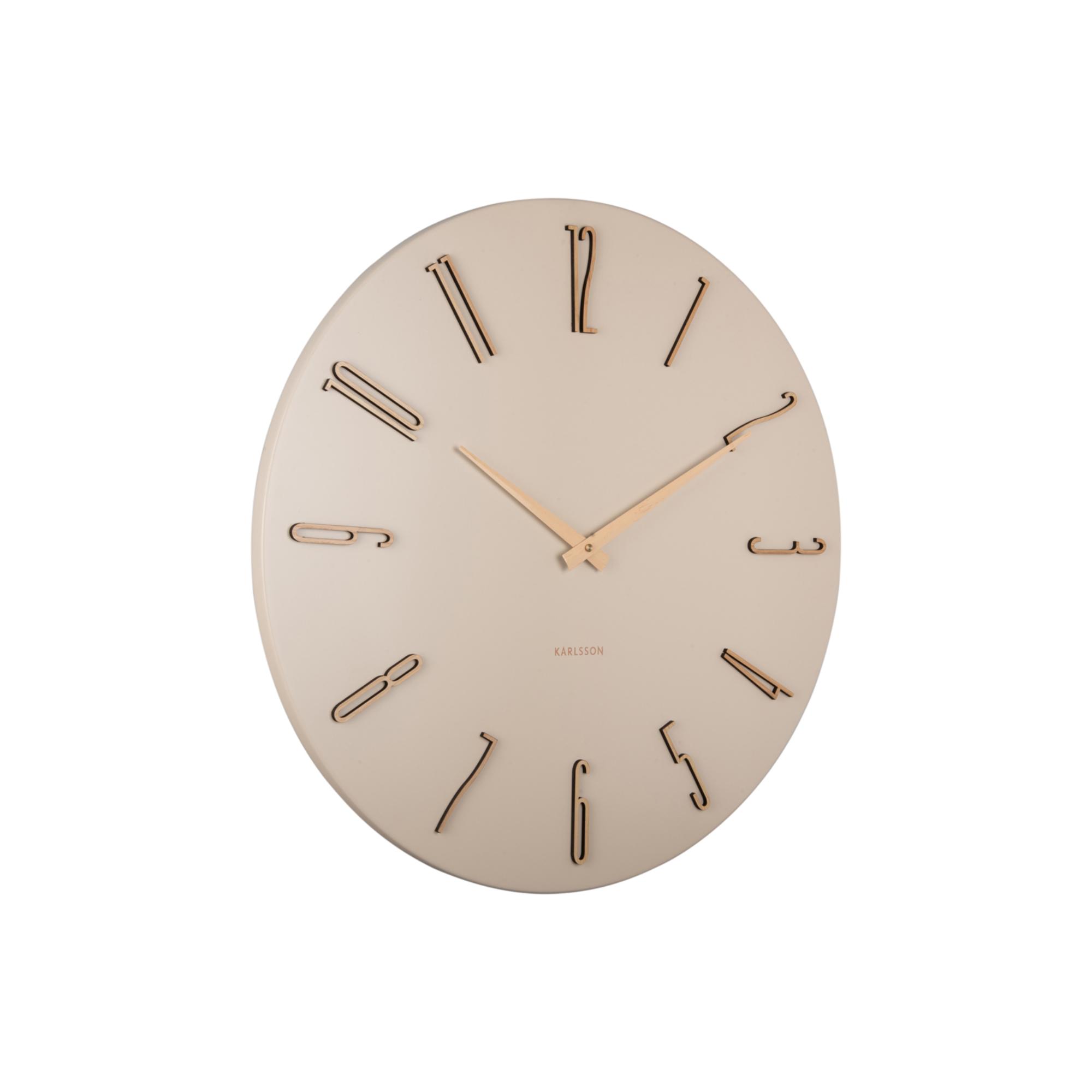 Karlsson wandklok Esmerado Large - wit - Ø60cm