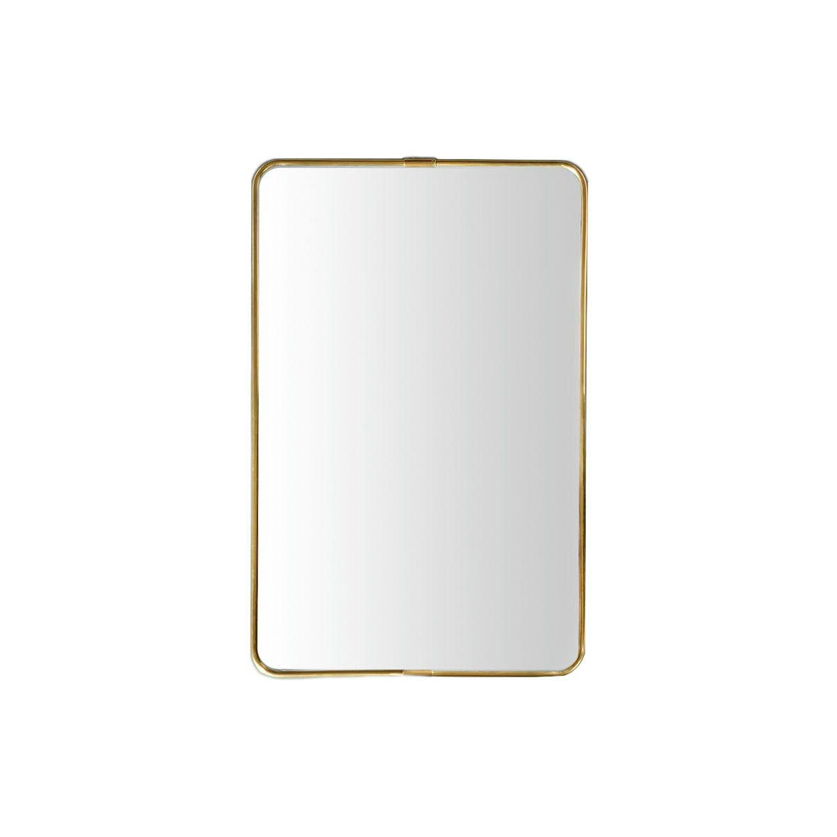 CHAUMONT - Miroir laiton rectangulaire -1.200x55.000 cm - Or - Métal