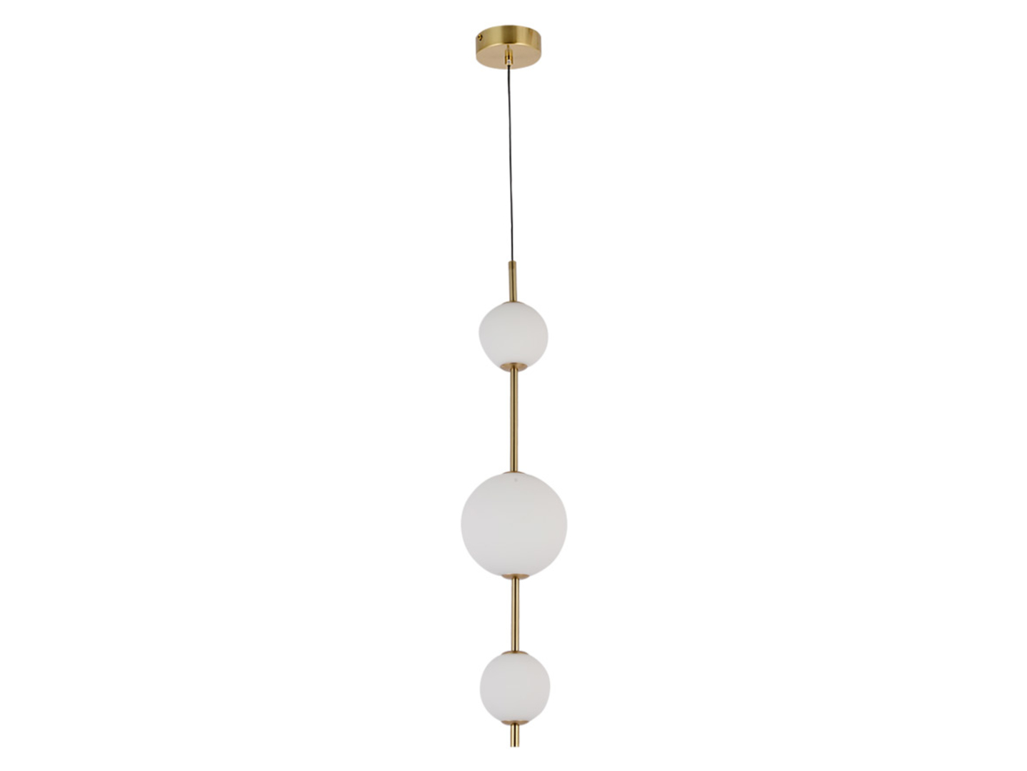 Lampa wisząca Dorado LED 3-punktowa złota