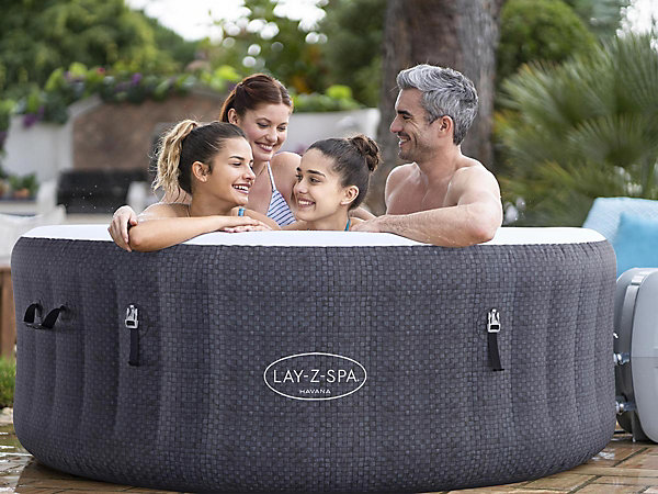 Bestway Spa gonflable rond Lay-Z-Spa Havana AirJet 2-4 personnes