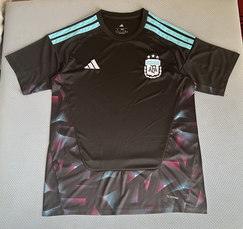 Argentina National Team Adidas 2026 Away Jersey - Black / Light Blue