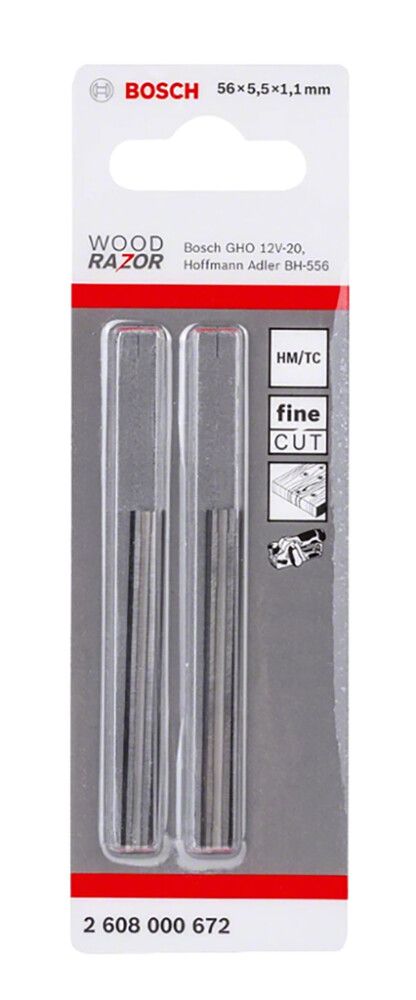 HØVELKNIV BOSCH HM 56MM 2STK