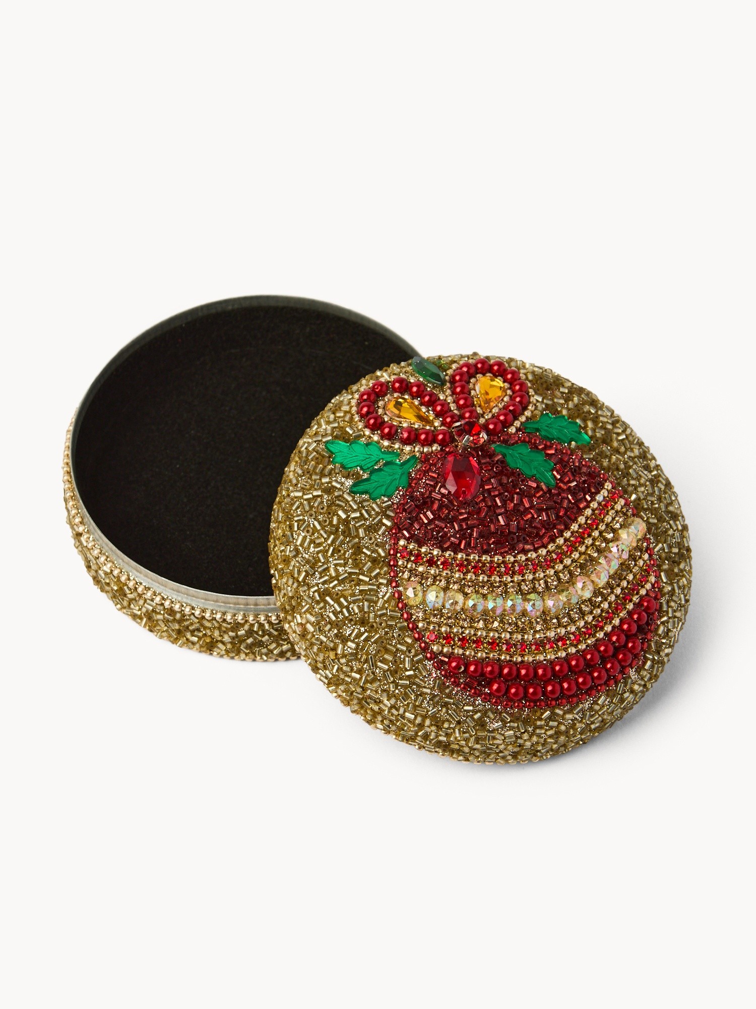 Box rivestito di perline