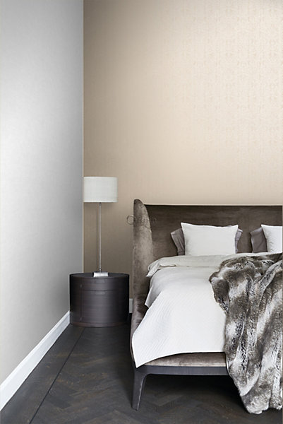 Origin Wallcoverings papier peint ornement gris clair 53 cm x 10.05 m