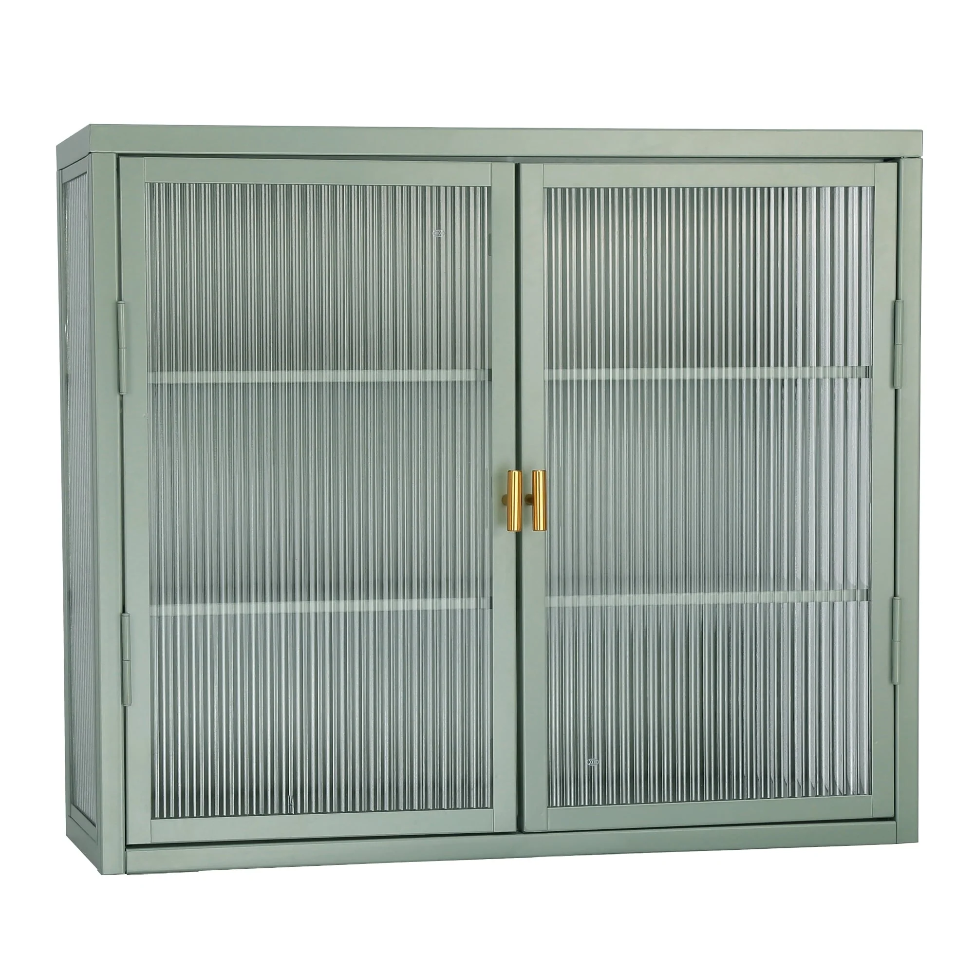 Retro Style Glass Door Wall Cabinet