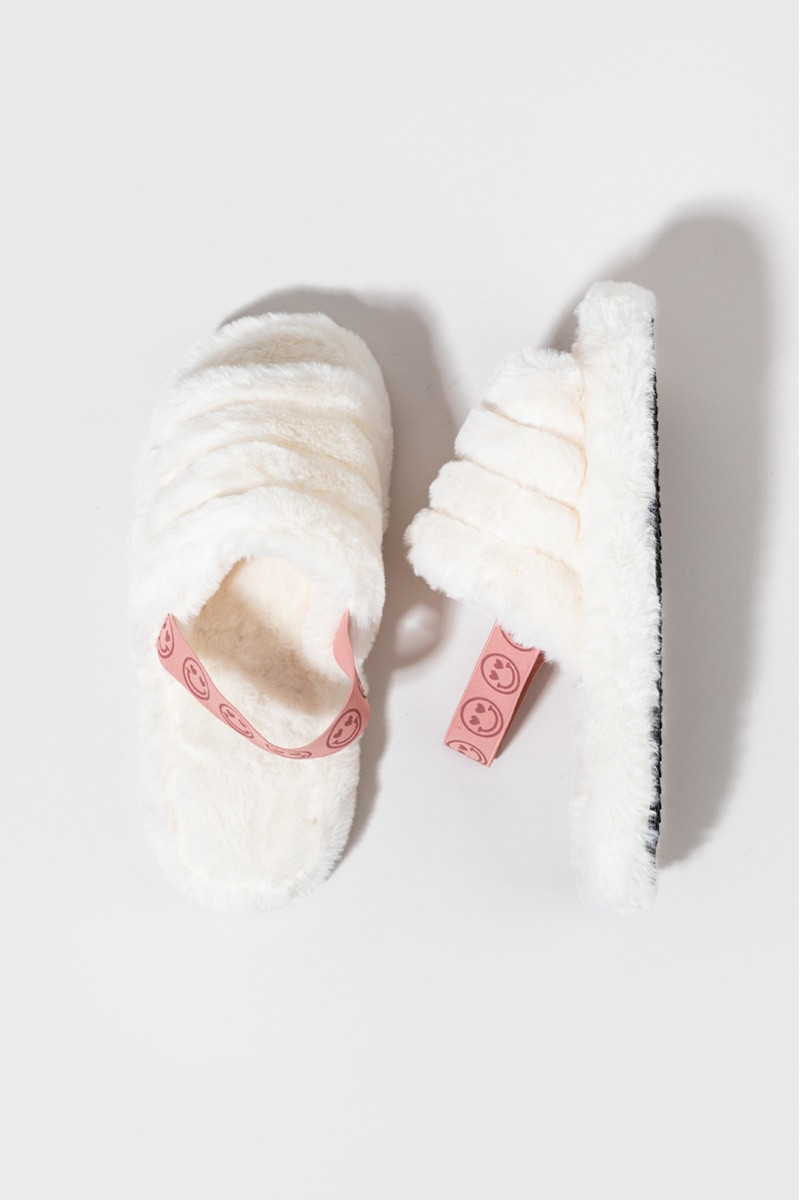 Anna Smiley Strap Slippers
