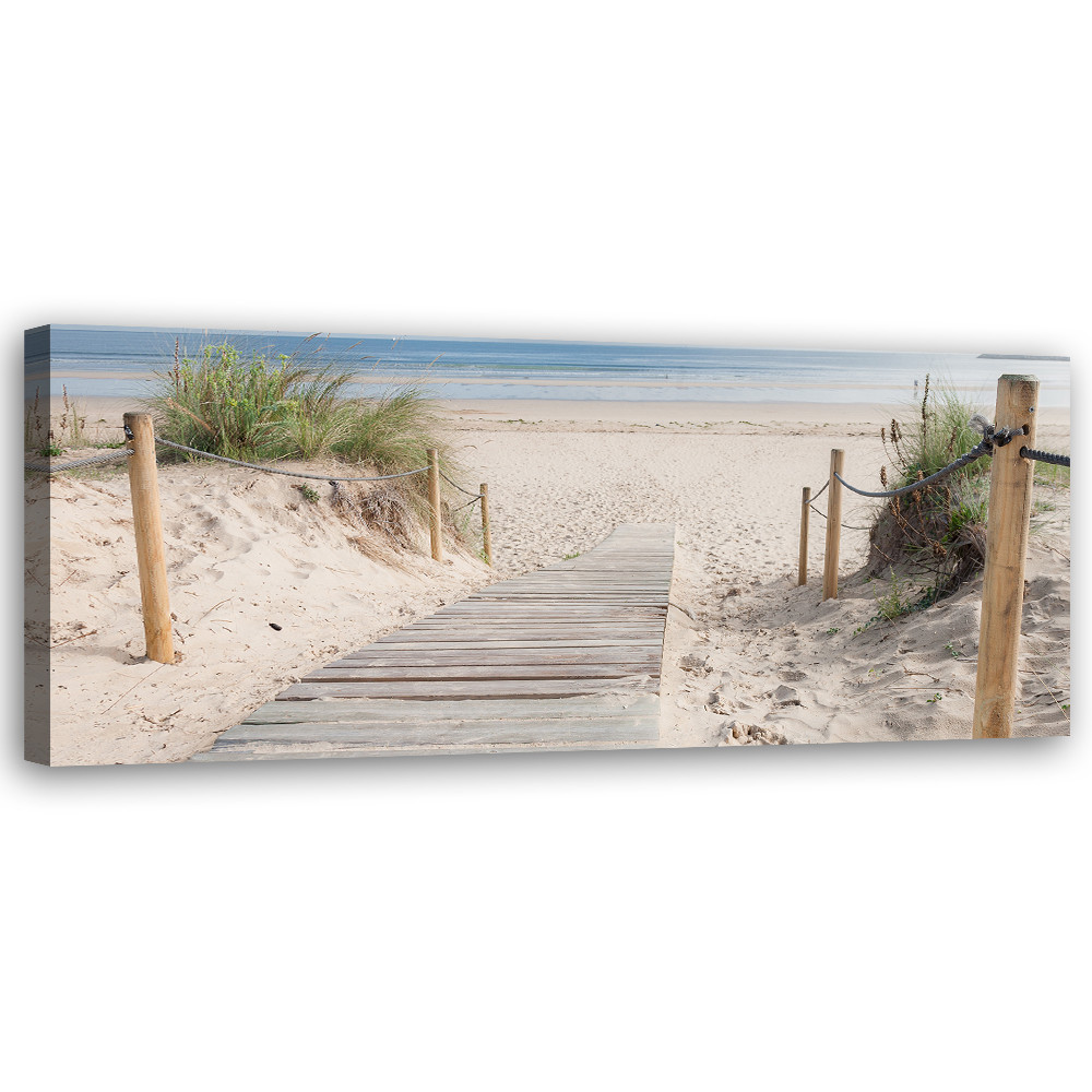 Feeby Obraz na płótnie, Ścieżka na plażę 90x30