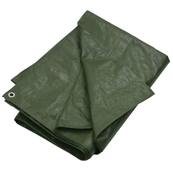 Bâche 180 g m² 3x6 m Vert PEHD