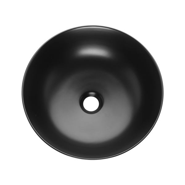 Umywalka Nablatowa Tinos Invena Trend, 39,5 Cm, Czarny