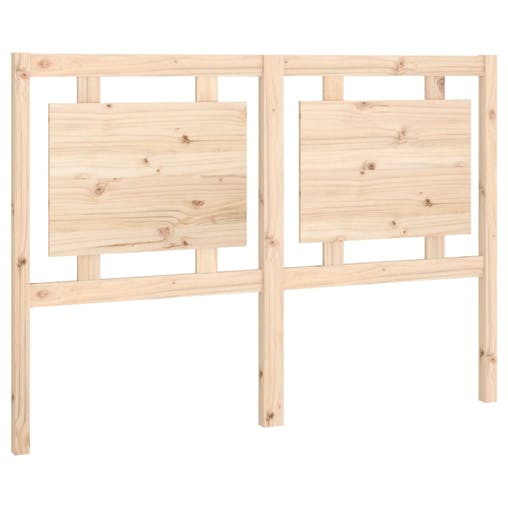 NNEVL Bed Headboard 140.5x4x100 cm Solid Wood Pine