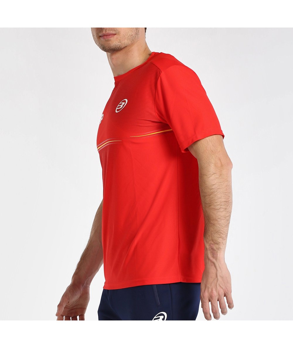 CAMISETA BULLPADEL FANG ROJO