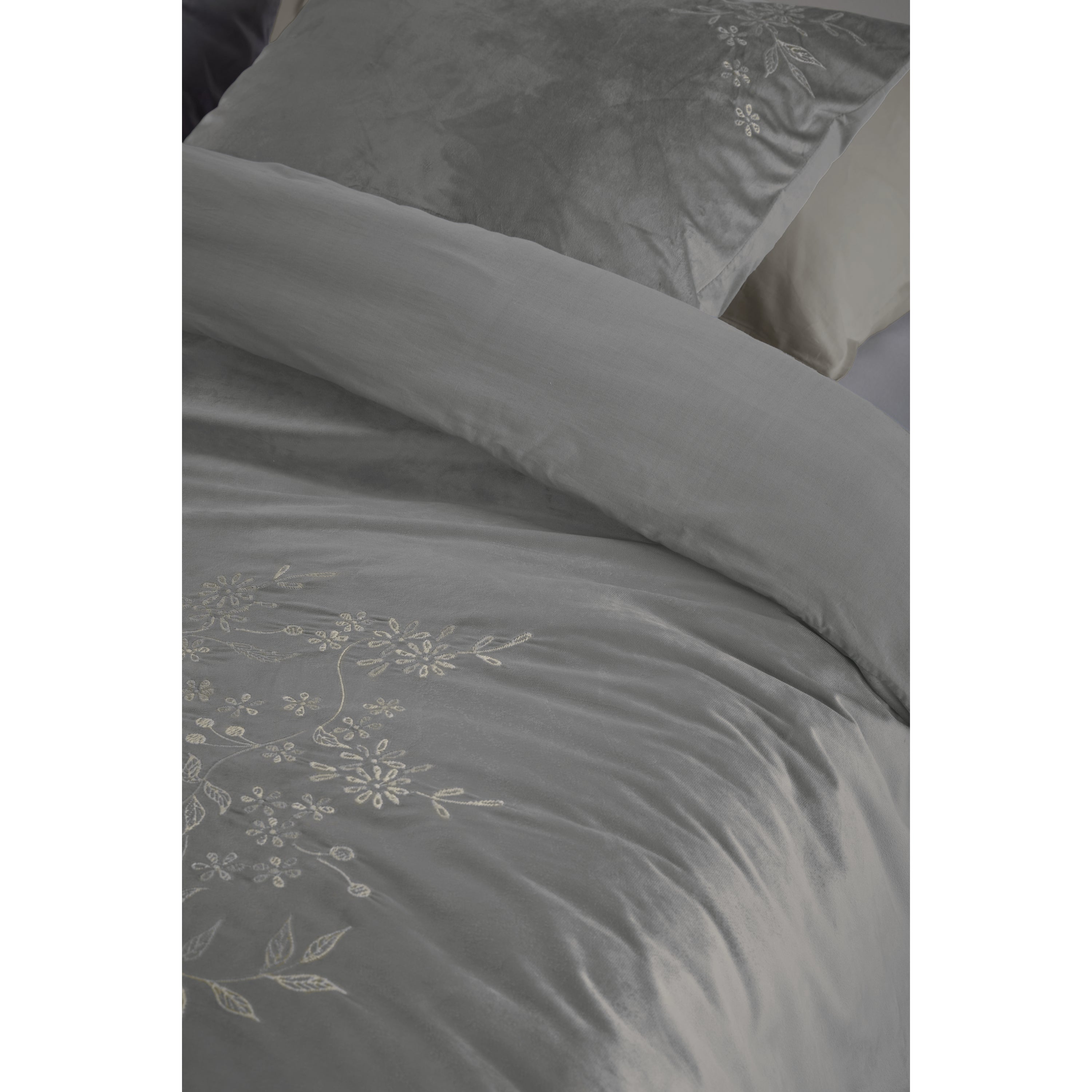 Beddinghouse Arya Grijs Dekbedovertrek 200 x 200/220 cm