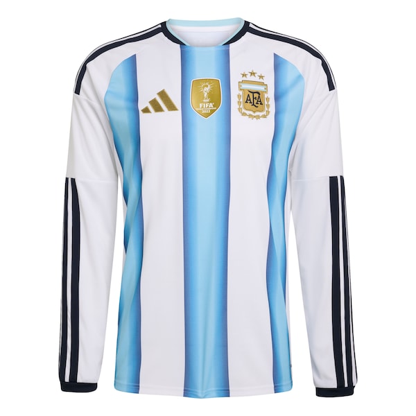 Argentina National Team adidas FIFA x World Cup 2026 Home Replica Long Sleeve Jersey - White