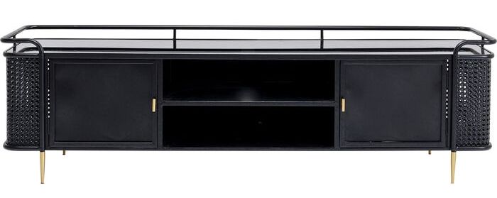 Kare Design Fence Tv-meubel - Zwart Metaal