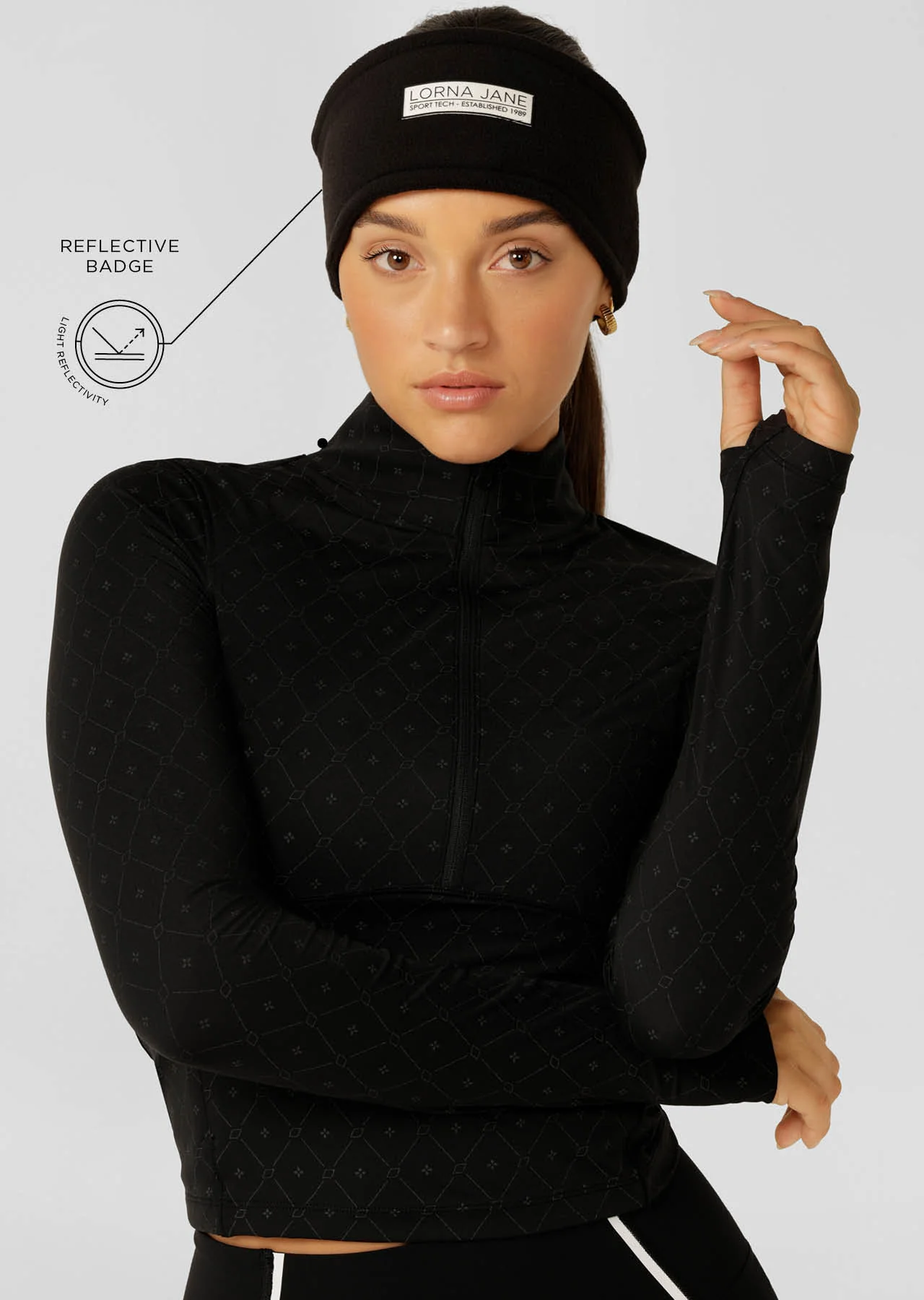 Reflective Polar Fleece Headband
