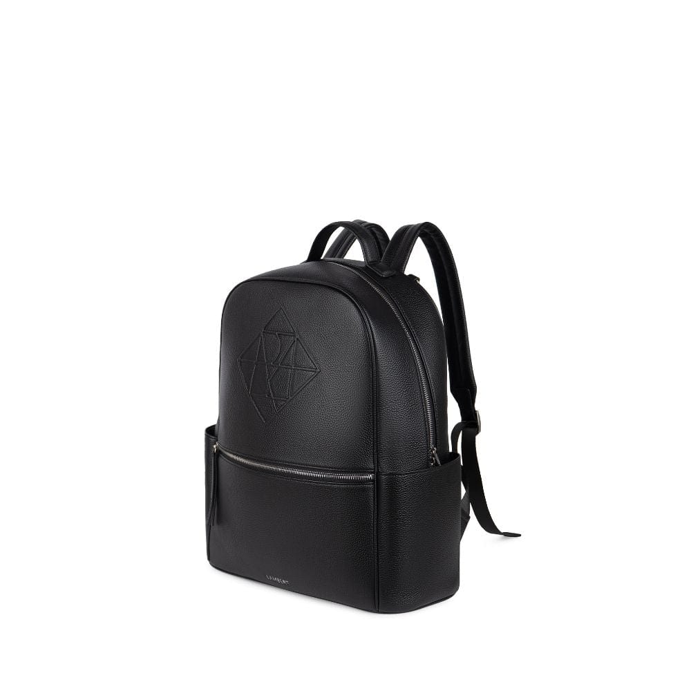 The Vicky - Black Maternity Backpack in Vegan Leather