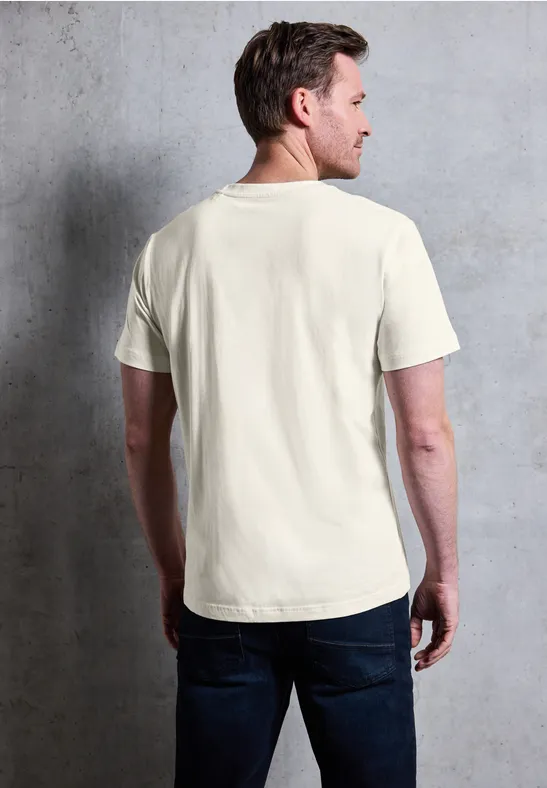 Basic T-Shirt aus reiner Baumwolle