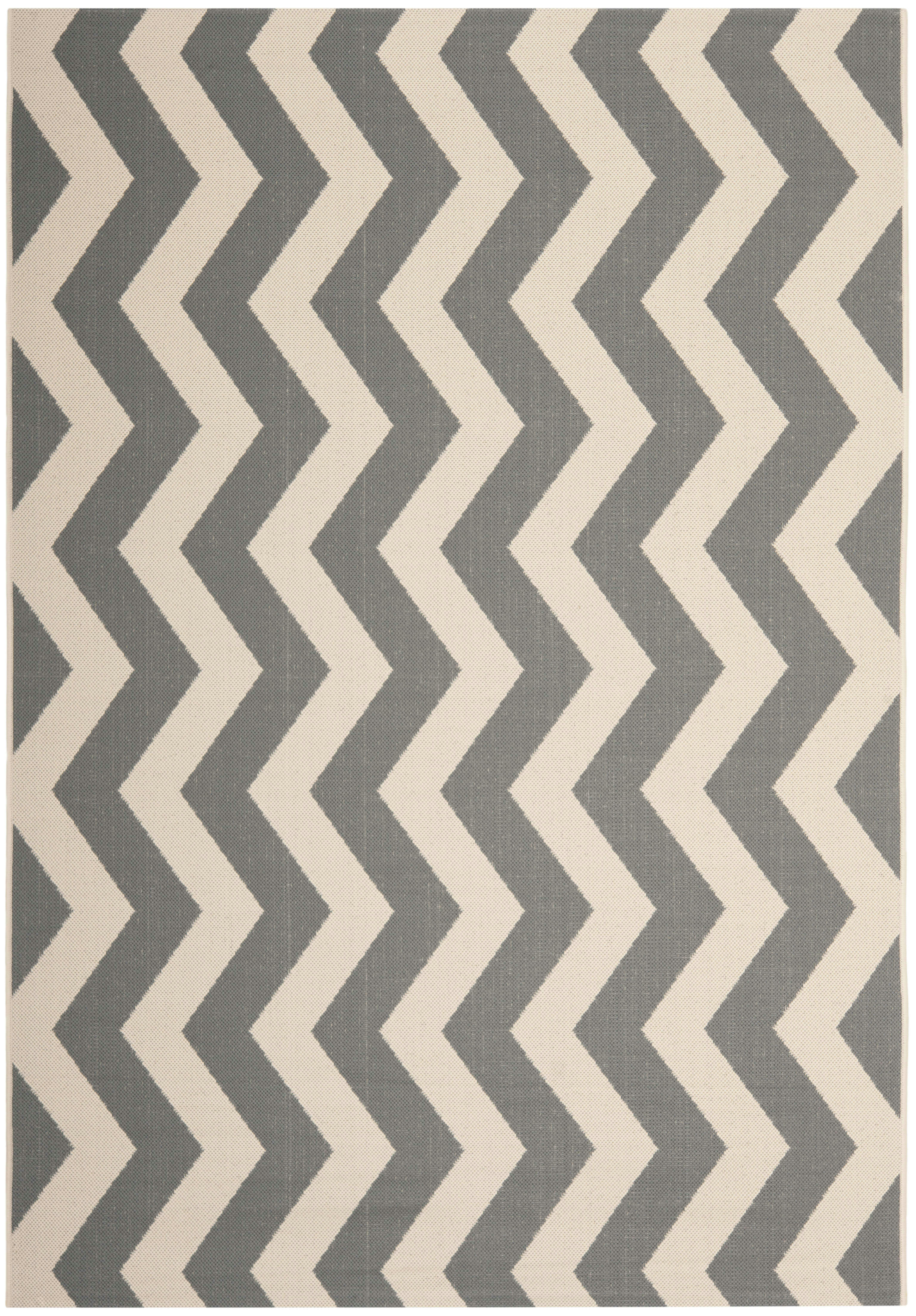 COURTYARD - Tapis interieur & exterieur en gris & beige, 201 x 290 cm